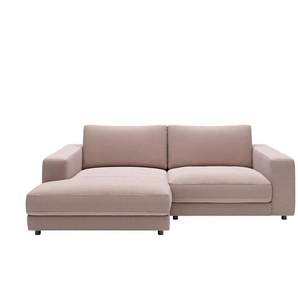 Jette Home Ecksofa in Cord Sila - rosa/pink - Materialmix - 250 cm - 85 cm - cm 170,0 | Möbel Kraft