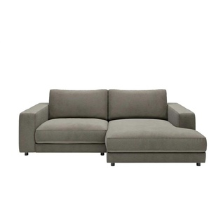 Jette Home Ecksofa in Feincord Sila ¦ grau ¦ Maße (cm): B: 250 H: 85 T: 170.0