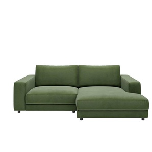 Jette Home Ecksofa in Feincord Sila - grün - Materialmix - 250 cm - 85 cm - cm 170,0 | Möbel Kraft