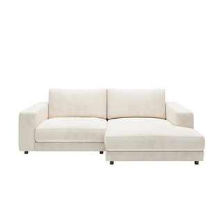 Jette Home Ecksofa in Feincord Sila ¦ weiß ¦ Maße (cm): B: 250 H: 85 T: 170.0