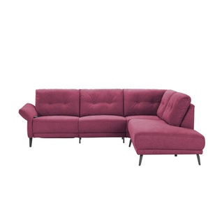 Jette Home Ecksofa   Scope  ¦ rot ¦ Maße (cm): B: 258 H: 88 T: 221.0