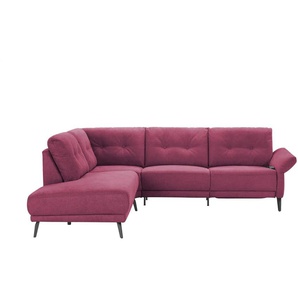 Jette Home Ecksofa   Scope  ¦ rot ¦ Maße (cm): B: 258 H: 88 T: 221.0