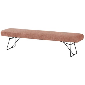 Jette Home Einzelbank Lozano - orange - Materialmix - 200 cm - 50 cm - cm 45,0 | Möbel Kraft