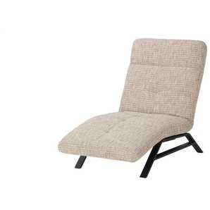 Jette Home Einzelliege Relaxliege Riva ¦ rosa/pink ¦ Maße (cm): B: 80 H: 113 T: 198.0