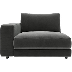 Jette Home Element Einsitzer Armlehne links in Feincord Modulsofa Sila ¦ grau ¦ Maße (cm): B: 125 H: 85 T: 127.0