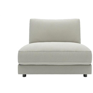Jette Home Element Einsitzer ohne Armlehne in Cord Modulsofa Sila ¦ grau ¦ Maße (cm): B: 100 H: 85 T: 127.0