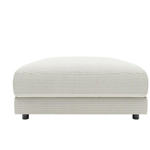 Jette Home Element Hocker in Cord Modulsofa Sila - weiß - Materialmix - 100 cm - 43 cm - cm 127,0 | Möbel Kraft