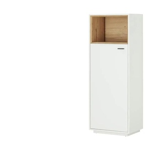 Jette Home Highboard  Coruna ¦ weiß ¦ Maße (cm): B: 53 H: 142 T: 38.0