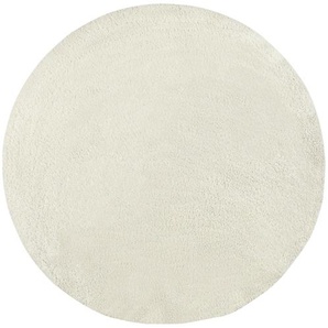 Jette Home Hochflorteppich  Creamy ¦ beige ¦ Synthetische Fasern Ø: 140