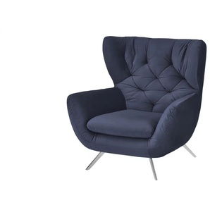 Jette Home Hochlehnsessel Caldara - blau - Materialmix - 100 cm - 106 cm - cm 95,0 | Möbel Kraft