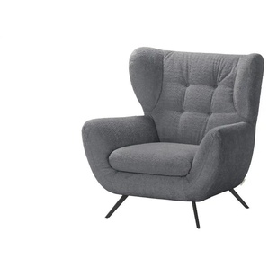 Jette Home Hochlehnsessel Mellow - grau - Materialmix - 100 cm - 106 cm - cm 95,0 | Möbel Kraft