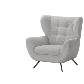 Jette Home Hochlehnsessel Mellow - grau - Materialmix - 100 cm - 106 cm - cm 95,0 | Möbel Kraft