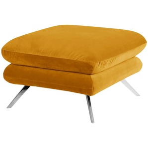 Jette Home Hocker  Caldara ¦ gelb ¦ Maße (cm): B: 70 H: 45 T: 70.0