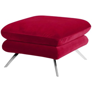 Jette Home Hocker  Caldara ¦ rot ¦ Maße (cm): B: 70 H: 45 T: 70.0