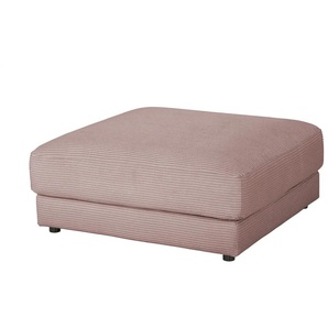 Jette Home Hocker Cord Sila ¦ rosa/pink ¦ Maße (cm): B: 100 H: 43 T: 100.0