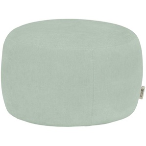 Jette Home Hocker  Jette Round - grün - Materialmix - 40 cm - [60.0] | Möbel Kraft