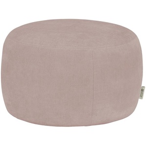 Jette Home Hocker  Jette Round - rosa/pink - Materialmix - 40 cm - [60.0] | Möbel Kraft