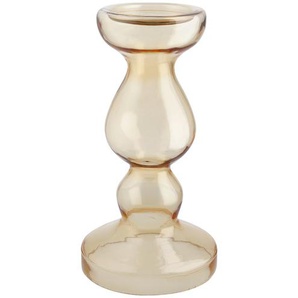 Jette Home Kerzenhalter   ¦ braun ¦ Glas ¦ Maße (cm): H: 35  Ø: 19