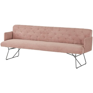Jette Home Polsterbank  Salo - rosa/pink - Materialmix - 226 cm - 85 cm - 69 cm | Möbel Kraft