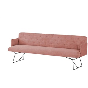 Jette Home Polsterbank Salo - rosa/pink - Materialmix - 246 cm - 85 cm - cm 69,0 | Möbel Kraft