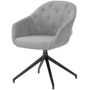 Jette Home Polsterstuhl Abby ¦ grau ¦ Maße (cm): B: 62 H: 85 T: 69.0