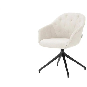 Jette Home Polsterstuhl  Abby ¦ weiß ¦ Maße (cm): B: 62 H: 85 T: 69.0