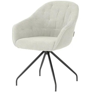 Jette Home Polsterstuhl  Abby ¦ weiß ¦ Maße (cm): B: 62 H: 85 T: 69.0