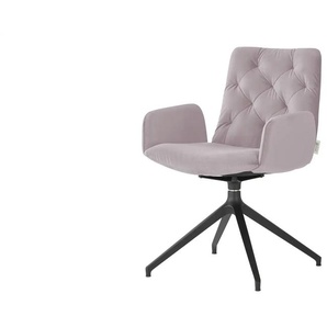 Jette Home Polsterstuhl drehbar Salo ¦ rosa/pink ¦ Maße (cm): B: 59 H: 87 T: 66.0