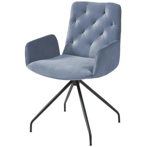 Jette Home Polsterstuhl  Salo ¦ blau ¦ Maße (cm): B: 59 H: 87 T: 66.0