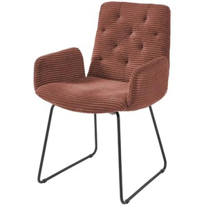 Jette Home Polsterstuhl  Salo ¦ braun ¦ Maße (cm): B: 59 H: 87 T: 66.0