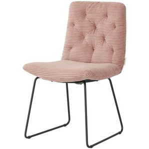 Jette Home Polsterstuhl  Salo ¦ rosa/pink ¦ Maße (cm): B: 52 H: 87 T: 66