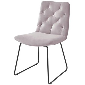 Jette Home Polsterstuhl Salo - rosa/pink - Materialmix - 52 cm - 87 cm - cm 66,0 | Möbel Kraft