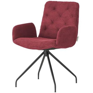 Jette Home Polsterstuhl  Salo ¦ rot ¦ Maße (cm): B: 59 H: 87 T: 66.0