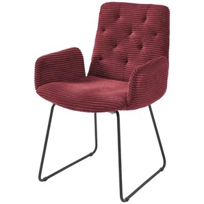 Jette Home Polsterstuhl  Salo ¦ rot ¦ Maße (cm): B: 59 H: 87 T: 66.0