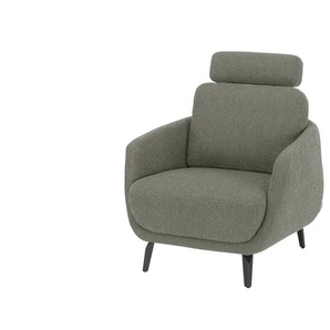 Jette Home Sessel aus Bouclé Jette About - grün - Materialmix | Möbel Kraft