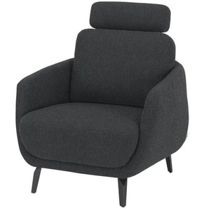 Jette Home Sessel aus Bouclé Jette About ¦ schwarz ¦ Maße (cm): B: 78 H: 95 T: 88.0