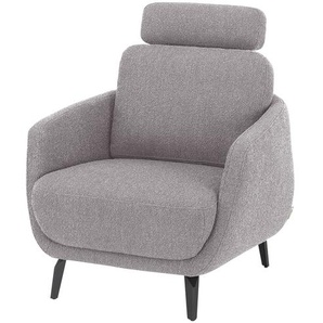 Jette Home Sessel Bouclé Jette About ¦ silber ¦ Maße (cm): B: 78 H: 95 T: 88