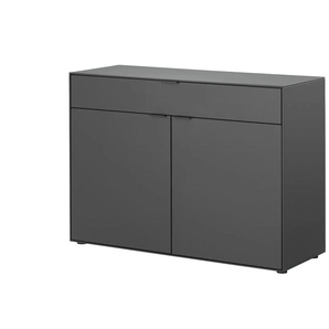 Jette Home Sideboard Como ¦ grau ¦ Maße (cm): B: 122 H: 88 T: 46.0