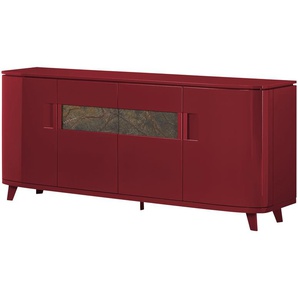 Jette Home Sideboard  Pedra ¦ rot ¦ Maße (cm): B: 190 H: 82 T: 45