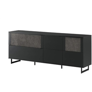 Jette Home Sideboard Stone ¦ grau ¦ Maße (cm): B: 221 H: 86 T: 46.0