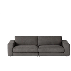 Jette Home Sofa Cord Sila ¦ grau ¦ Maße (cm): B: 250 H: 85 T: 127.0