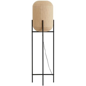 Jette Home Stehleuchte, 1-flammig, Schirm in Seiloptik - holzfarben - Materialmix - 149 cm - [39.5] | Möbel Kraft