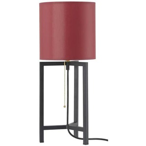 Jette Home Tischleuchte 1-flg.Schirm Stoff/ Beere - rot - Materialmix - 51 cm - 20.0 | Möbel Kraft