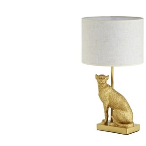 Jette Home Tischleuchte - gold - Materialmix - 47,5 cm - 25.0 | Möbel Kraft