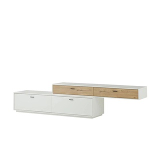 Jette Home TV-Element  Coruna ¦ weiß ¦ Maße (cm): B: 273 H: 61 T: 50.0