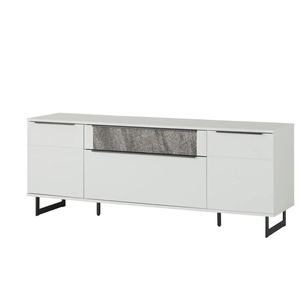 Jette Home Lowboard Stone - weiß - Materialmix - 181 cm - 69 cm - cm 46,0 | Möbel Kraft