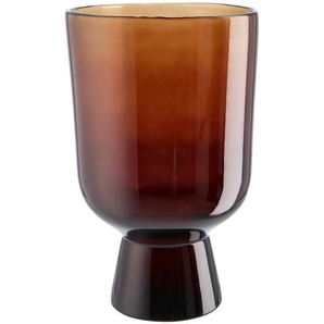 Jette Home Vase und Windlicht   ¦ braun ¦ Glas ¦ Maße (cm): H: 32,5  Ø: 20