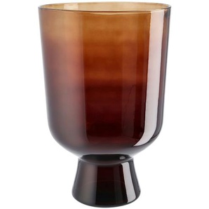 Jette Home Vase und Windlicht   ¦ braun ¦ Glas ¦ Maße (cm): H: 41  Ø: 26