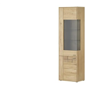 Jette Home Vitrine  Laguna ¦ holzfarben ¦ Maße (cm): B: 64 H: 207 T: 38.0