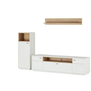 Jette Home Wohnkombination Coruna - weiß - Materialmix - 263 cm - 172 cm - cm 50,0 | Möbel Kraft